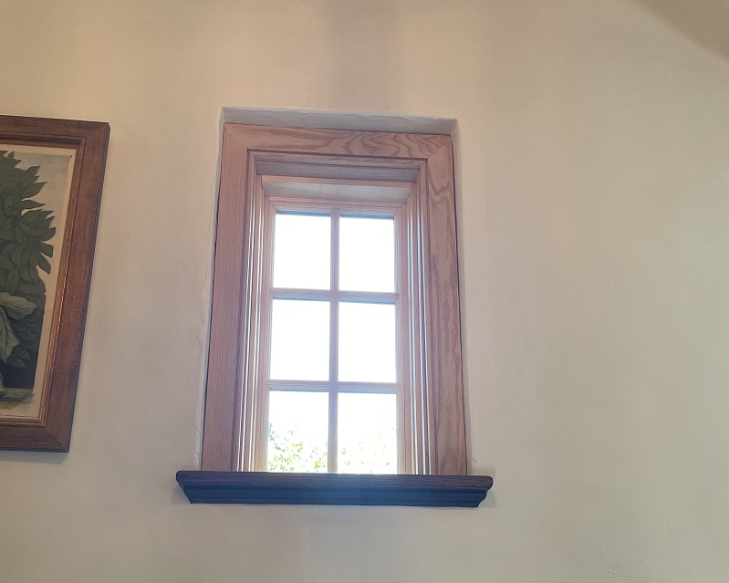 Custom oak interior trim work 
